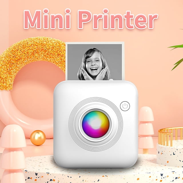 Meitianfacai Mini Printer -Wrong Title Address Label Maker Bluetooth Thermal Portable Label Maker Machine for Back to School Boys/Girls