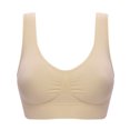 thumbnail image 1 of Cheers Brassiere Solid Color Seamless Women Pure Color All Match Bra for Yoga, 1 of 2