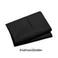 thumbnail image 3 of yulier 2Pcs Microfiber Queen Pillow Cases, Solid Color Super Soft Skin-friendly Cozy Pillowcases with Envelope Closure, Wrinkle, Fade and Stain Resistant Pillow Covers, 20x36, Black, 3 of 5