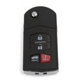 thumbnail image 1 of Unique Bargains New Smart Remote Flip Key Fob Shell Case 4 Button for Mazda 3 5 6 RX-8 CX-7 CX-9, 1 of 1