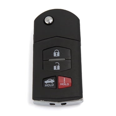 Unique Bargains New Smart Remote Flip Key Fob Shell Case 4 Button for Mazda 3 5 6 RX-8 CX-7 CX-9