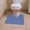 Blue, variant on Soft Foam U Shape Bath Mat Non-Slip Absorbent 16x20 in Machine Washable Durable Bathroom Rug