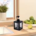 thumbnail image 4 of Distributeur de Savon Réutilisable 500 ml, Distributeur de Savon d'Automne, Distributeur de Savon pour Vaisselle et Mains, Distributeur de Lotion Bouteilles de Shampoing Réutilisables (Noir), 4 of 6