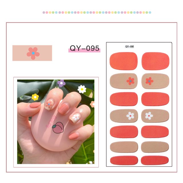 RKSTN Gel Nail Polish Nail Sticker Nail Sticker Multicolor Nail Polish Film Quick Dry Nail Polish