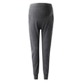thumbnail image 4 of Pantalon Décontracté de Maternité XZNGL pour Femmes, Couleur Unie, Extensible et Confortable, Pantalon de Détente, 4 of 9