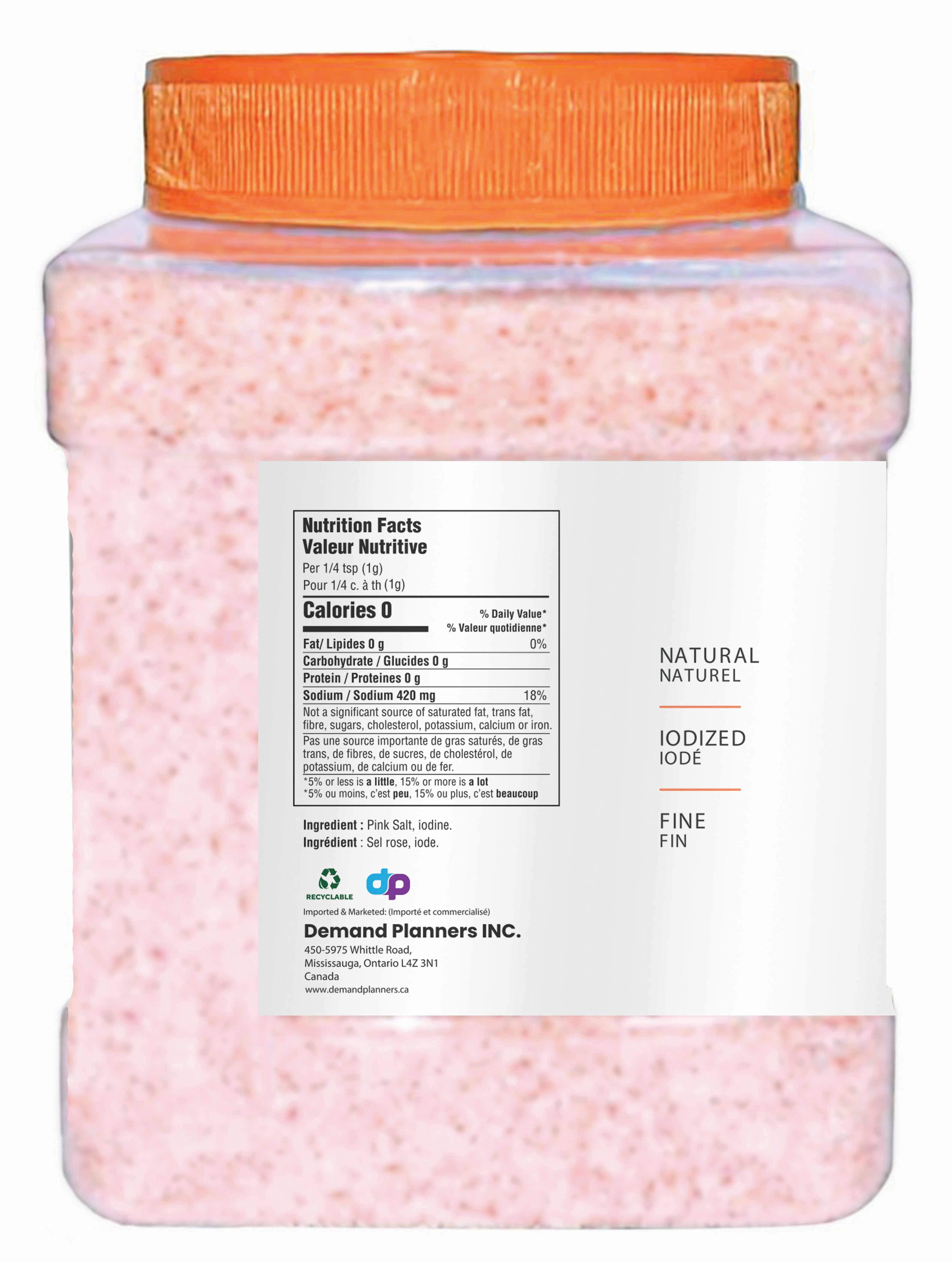 Mother'S Magic Iodized Himalayan Pink Salt