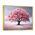 thumbnail image 2 of Designart Trees Oversized framed wall art decor, Tree Gold framed wall art, Spring Awakening Pink Tree Serenade I , Pink Traditional Gold framed wall art, 32x16 inches Gold Frame, 2 of 5