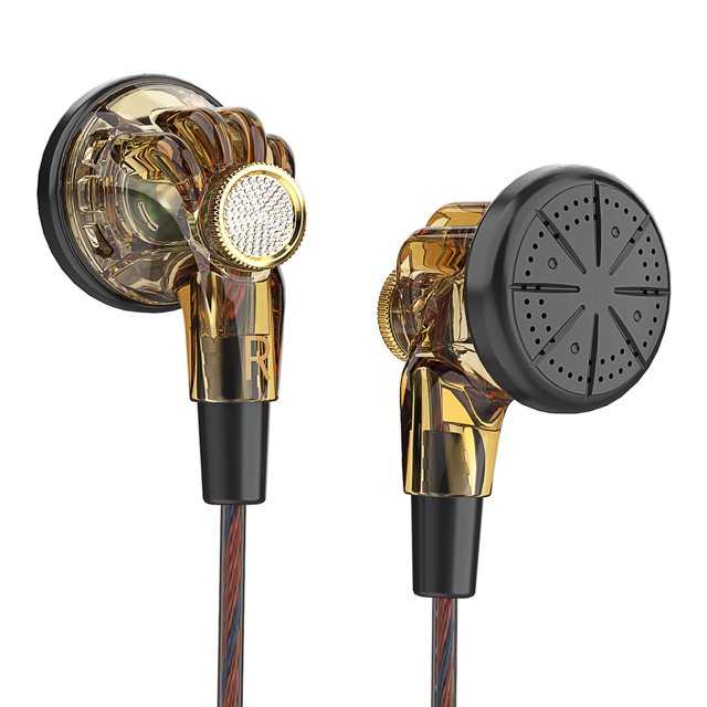 QKZ In-ear Wired Earphones Monitor Headphones HIFI Professional Level Polymer