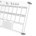 thumbnail image 2 of 1 Set Desktop Whiteboard Small Dry Erase Board Desktop Dry Erase Board Hanging Whiteboard, 2 of 9