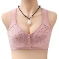 thumbnail image 4 of Bras for Women, 3PC Womans Plus Size Printing Comfortable Bra Underwear, 4 of 4