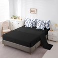 thumbnail image 3 of Erosebridal Modern Abstract Bedding Full Size, Stripes Wave Bed in a Bag Full size, Chic Geometric Reversible Bed Set, Breathable Room Decoration, 7pcs, 3 of 6