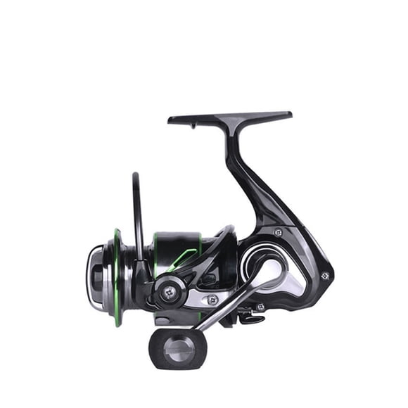 Équipement de Pêche Moulinet spinning, Roulements à Billes en Acier Inoxydable Smoolhing Légers 9+1, Traîne Scellée, Poignée Ergonomique, Cadre Squelettique en Aluminium Rigide