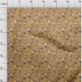 thumbnail image 3 of oneOone Rayon Light Brown Fabric Asian Suzani Sewing Material Print Fabric By The Yard 56 Inch Wide, 3 of 5