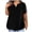 Black, variant on Jacenvly Womens Tops Clearance Women's-neck Solid Color Oversized T-shirt Top Womens Tops Plus Size