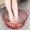 thumbnail image 3 of WRKEKC Clearance Round Collapsible Plastic Wash Basin - Multipurpose Camping/Kitchen Tub (30x30x11cm), 3 of 8