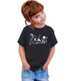 thumbnail image 4 of Chandail Court de Danse 2t Chandails à Manches Longues Filles Garçon et Fille Mode Décontractée Imprimé Col Rond Ample T-Shirt à Manches Courtes Haut, 4 of 4