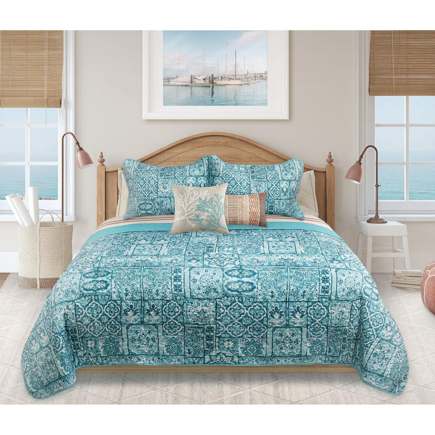 Safdie & Co. Courtepointe 3PC Ens DQ Lisbon