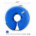 thumbnail image 4 of Kmbangi Colliers Gonflables pour Animaux de Compagnie Anti-Morsure PVC Confortable Récupération E-Collar Anti-Lick Fournitures pour Chiens Chats, 4 of 9