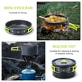 thumbnail image 3 of Camping Cooking Set Camping Cookware Set 16pcs Camping Pot pan Set Nesting Camp Cook Set Camping&Hiking cookware Camping Backpacking Pans Set, 3 of 7