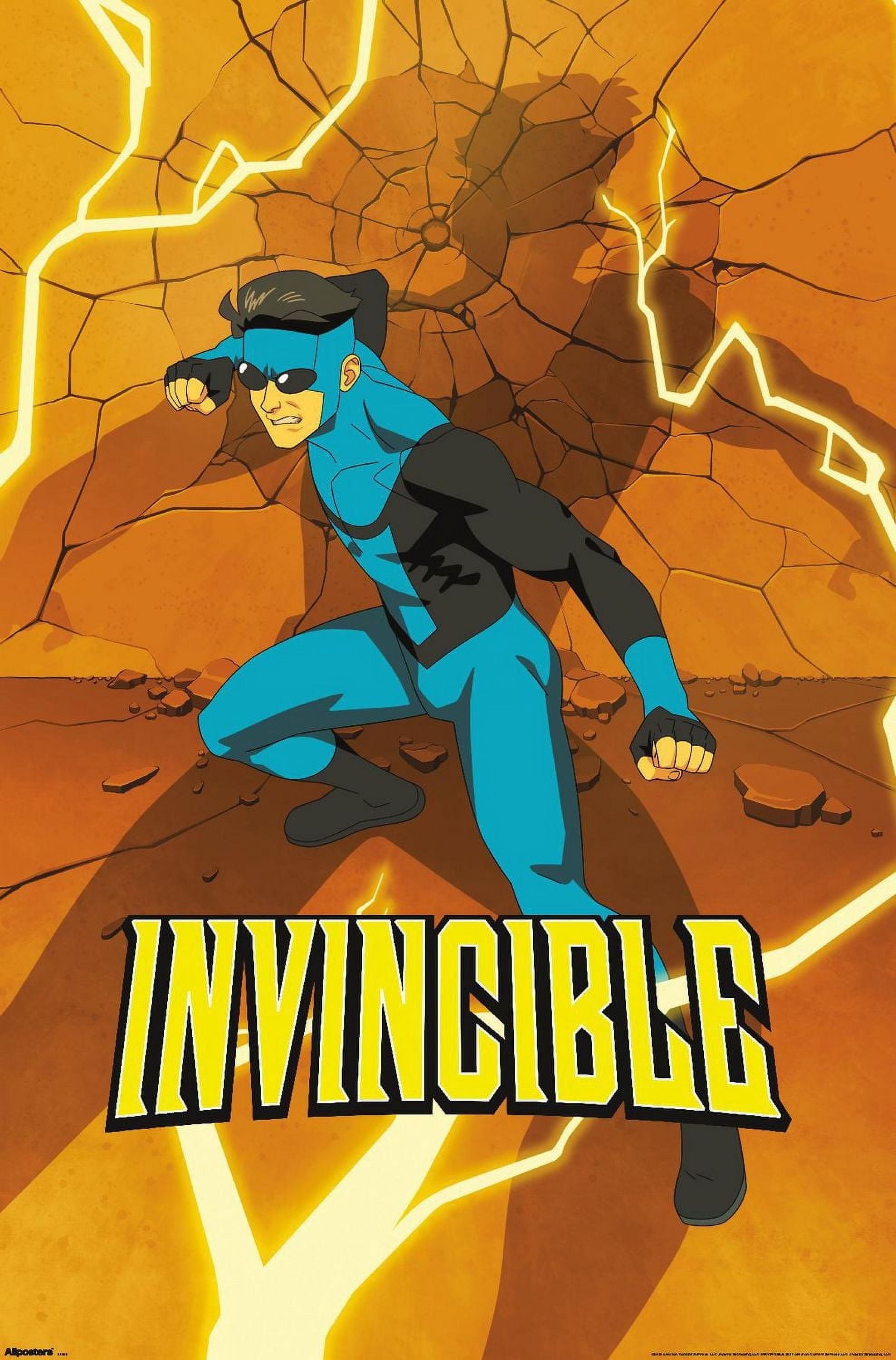 Invincible: Season 3 - Blue Suit Teaser One Sheet Wall Poster, 14.725" x 22.375"