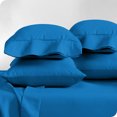 thumbnail image 1 of Bare Home Pillowcase Set - Premium 1800 Collection - Double Brushed - Ultra Soft - Standard Size, Medium Blue, 4 Count, 1 of 7
