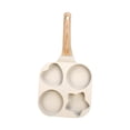 thumbnail image 4 of Divided Grill Frying Pan Egg Frying Pan Cookware Nonstick Pancake Pan Egg Cooker White, 4 of 9