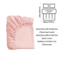 thumbnail image 3 of Qocolhg Disposable Queen Comforter Set - 4 Pieces Bed Set, Non-woven Bedding Sets for All Season, Portable Double Bedding Quilt Sheet, Including 1 Bed Cover, 2 Pillowcases, 1 Fitted Bed Sheets, Pink, 3 of 6