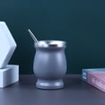 thumbnail image 1 of Tasse Mini Portable en Acier Inoxydable Fonctionnelle Pratique Tasse à Thé de Voyage pour Usage Extérieur, 1 of 3