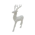 thumbnail image 1 of Holiday Time White Glitter Reindeer Tabletop Décor, 1 Count, 1 of 4