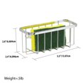 thumbnail image 3 of Porte-éponge en acier chromé avec grandes ventouses, 3 of 3