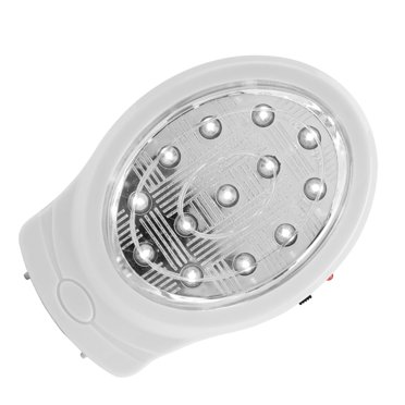 Lumière d'Urgence Rechargeable 13 LED, AC110-240V, Panne de Courant Automatique, Boutons et Luminaires d'Urgence