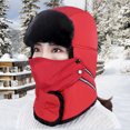 thumbnail image 4 of Chapeau Trappeur Réfléchissant Ajustable Unisexe Chapeau de Cyclisme pour l'Hiver, 4 of 10