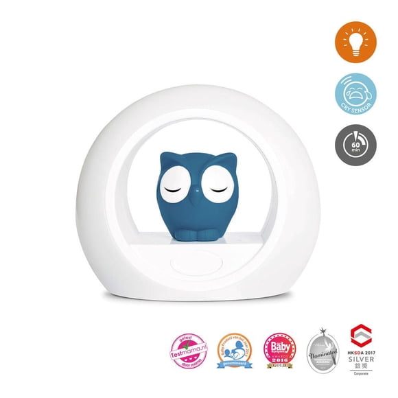 ZAZU - Lou - Nightlight with Sound Activated Toy (Blue)