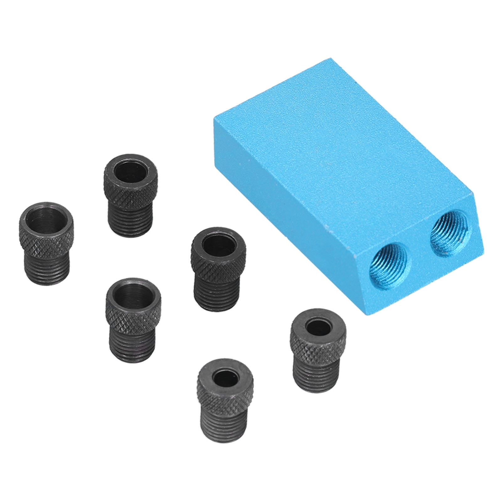 Ensemble de Jigs pour Trous de Poche, Jigs pour Trous de Poche en Alliage d'Aluminium pour Menuiserie pour Perçage Ensemble de 7 Pcs, Ensemble de 14 Pcs