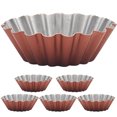thumbnail image 1 of Miangastore Muffin Pans For Baking Synthetic Material 6Pcs 2.5x1.6x0.8in, 1 of 8