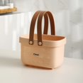 thumbnail image 2 of Dvkptbk Bathroom Accessories Hollow Out Desktop Storage Basket Dispenser Container Portable Shower Caddy Basket Bathing: Plastic Storage Basket with Handle Portable Box Organizer on Clearance, 2 of 2