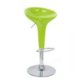thumbnail image 1 of Alpha Tabouret à Barre Ajustable Style Bombo Contemporain - Lime Green, 1 of 2