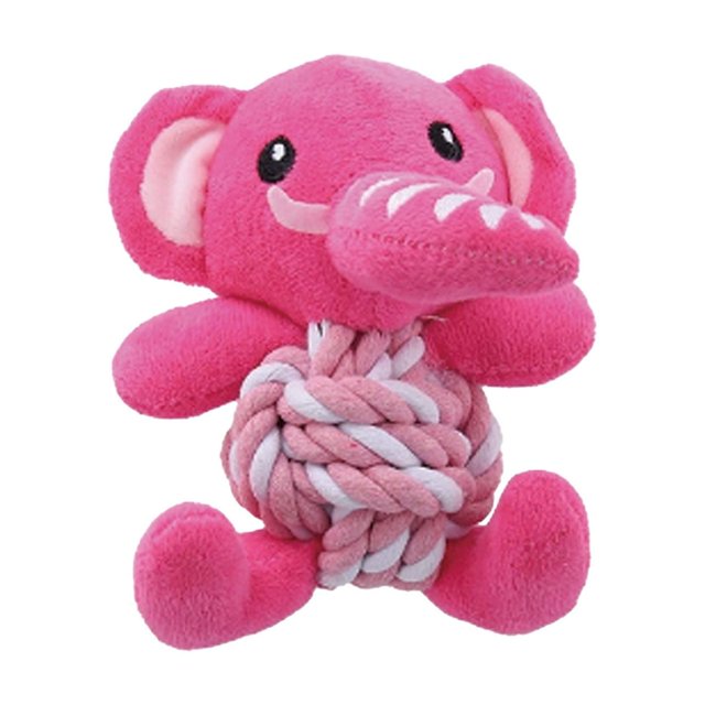 Dog Teething Rope Toy Sounding Dog Toy Cute Animal Shaped Pet Toy Knitted Dog Toy Suitable For Small And Medium Dogs