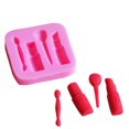 thumbnail image 2 of Agiferg Makeup Tools Lipstick Cake Shape 3D Silicone Soap Chocolate Candy Baking Molds, 2 of 3