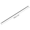 thumbnail image 3 of Unique Bargains 150mm Length PVC Coated Stainless Steel Keyring Loop Cable Black 4 Count, 3 of 6