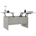 thumbnail image 2 of vidaXL Coffee Table Concrete Grey 80x50x42.5 cm Engineered Wood, 2 of 5