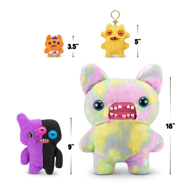 レア海外限定ZURU Fuggler Misfit Monsters ぬいぐるみ Fuggler Misfit Monsters 9-inch Series 1 (Reekalien - Purple