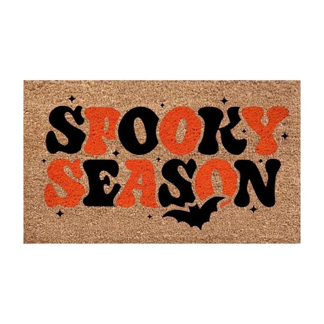 Dvkptbk Halloween Bathroom Rugs Halloween Printed Carpet Non-slip Entry Door Entry Mat Absorbent Bathroom Kitchen Entryway Mat Halloween Decorations on Clearance