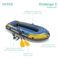 thumbnail image 3 of Intex Challenger 2 Ensemble de Radeau Bateau Gonflable pour 2 Personnes avec Rames et Pompe à Air (Lot de 2), 3 of 8