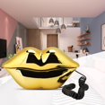 thumbnail image 4 of Ccdes Home Phone, Office Telephone,WX-3061 Multi-Functional Cute Lip Shape Telephone Desk Phone Home Decoration Set, 4 of 9
