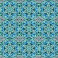 thumbnail image 1 of Ahgly Company Tapis d'Intérieur Lavable à la Machine, Carré, Transitionnel, Vert Turquoise, Tapis de Zone, 6 Pieds Carré, 1 of 7