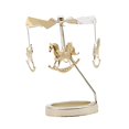 thumbnail image 3 of fastboy Spinning Tea Light Candle Holder Candle Lover Ornament Rotating Candlestick Horse, 3 of 9