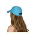 thumbnail image 2 of Casquette de Baseball pour Femmes à Garniture de Paillettes - Turquoise, 2 of 2