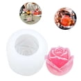 thumbnail image 4 of Heart-Shaped Candle Ice Makers Resin Mold Roses Diy Craft Mould, 4 of 22