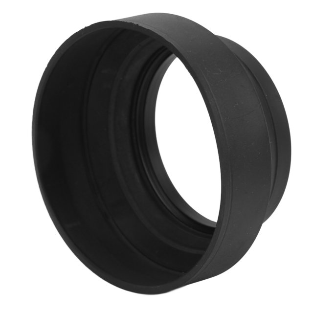 Lens Hood, Rubber and Metal Camera Lens Hood Lens Hood with Screw Connection for Lens